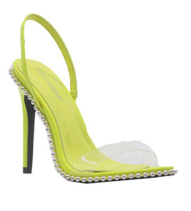 "Pay The Fee" Neon Heels