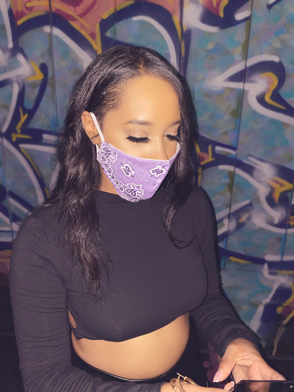 Stay Savage Stay Safe - Face Mask (Purple)