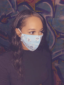 Stay Savage Stay Safe - Face Masks (Blue)