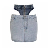 What Waist - Denim Skirt