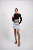 What Waist - Denim Skirt